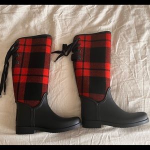 Coach Boots - Buffalo Plaid